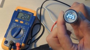 Вольтметр Индикатор цифровой Светодиодный переменного напряжения от 60-500 V