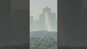 Лагуна Халид, Шарджа. Вид с балкона отеля Holiday International 4*, к. 603