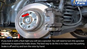 Mercedes-Benz W204 C-Class Parking Brake Adjustment (2008-2014)