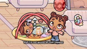 Spending the day with Ayla and Tayler *Aesthetic* 🍼🌷 || *with voice* 🔊 || avatar world 🌍