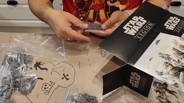 Unboxing Star Wars Legion - Echo Base Defenders battle force starter set. смотреть онлайн