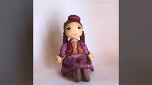 Татарская музыкальная кукла Сафия