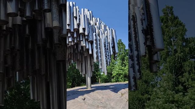 Sibelius monument, Helsinki, Finland #helsinki #finland #trending #trendingshorts