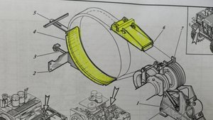 Механизм включения молотилки Дон-1500
