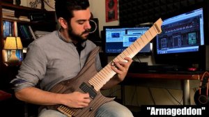 GOC Guitars Materia 8-string headless guitar || SHRED!