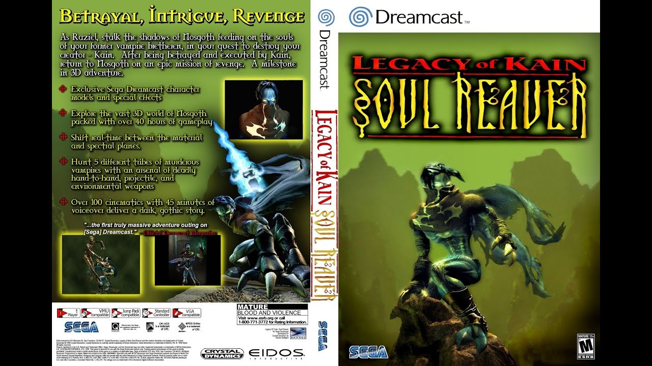 Прохождение игры  Legacy of Kain Soul Reaver  Sega Dreamcast