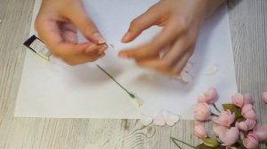 Как сделать цветы яблони из фоамирана (раскрытый цветок) | яблоня из фома