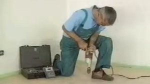 Определение остаточной влажности в стяжке СМ лабораторией