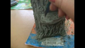 вазоны из плиточного клея _ декоративные пеньки _ tile glue planters _ decorative hemp _ DIY.mp4