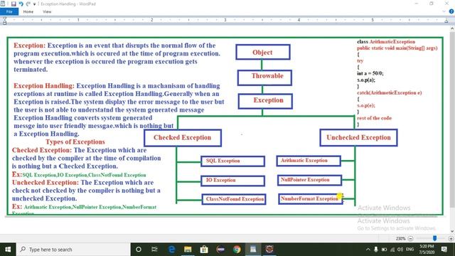 Exception And Types of Exceptions in Java смотреть онлайн