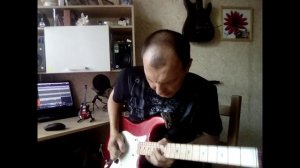 Iron Maiden - Writing on the wall solo cover