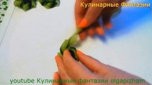 Чудесные Цветочки из Огурца! Розы из Огурца!