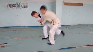 Финт+ подхват изнутри.Дзюдо.Самбо