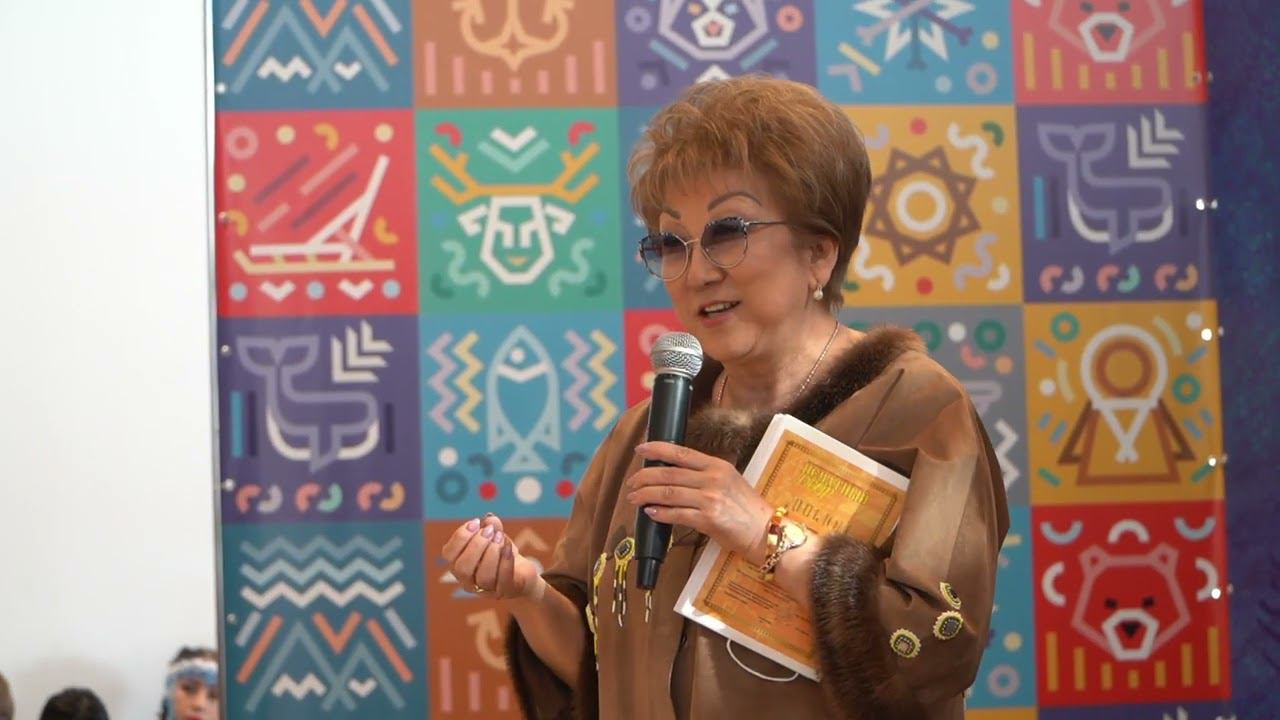 Валентина Броневич на открытии выставки ярмарки Сказочная Камчатка