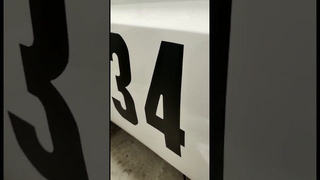 Final Classic Race Car preparation - Decals for Silverstone GP