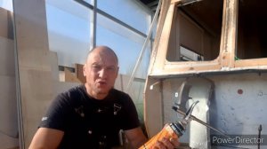 Ремонт передней части прицепа- каравана Lunar 2001г.в.