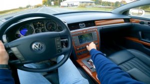 2006 VW Phaeton V8 4 Seater Test Drive (straight roads)