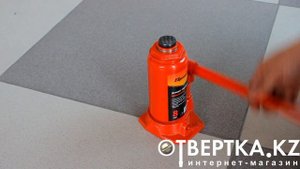 Домкрат гидравлический бутылочный, 8 т, h подъема 200-385 мм SPARTA 50324