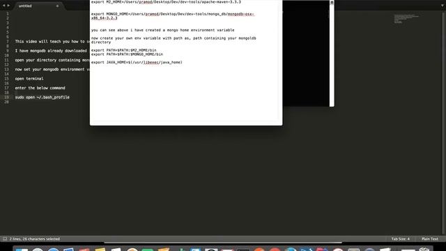 How to setup and run mongodb on MAC OS