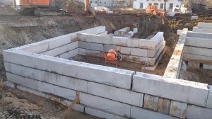 Строительство жилого дома ч.4 фундамент (основание) дома