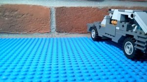 самоделка делориан из лего