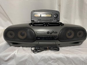 Panasonic RX-DT909 CD-радиокассета Cobra Top WReverse Deck-Япония-1991-год