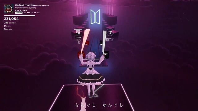 【BeatSaber】いただきマンボ【低スペックPCとOculus Quest 2だけでトラッキング】 смотреть онлайн