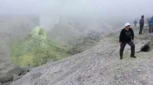 Фумарольное поле вулкана Менделеева