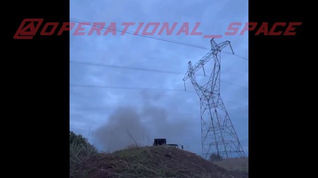 Российская РСЗО с термобарическими боеприпасами накрывает толпу врагов в Харьковской области.