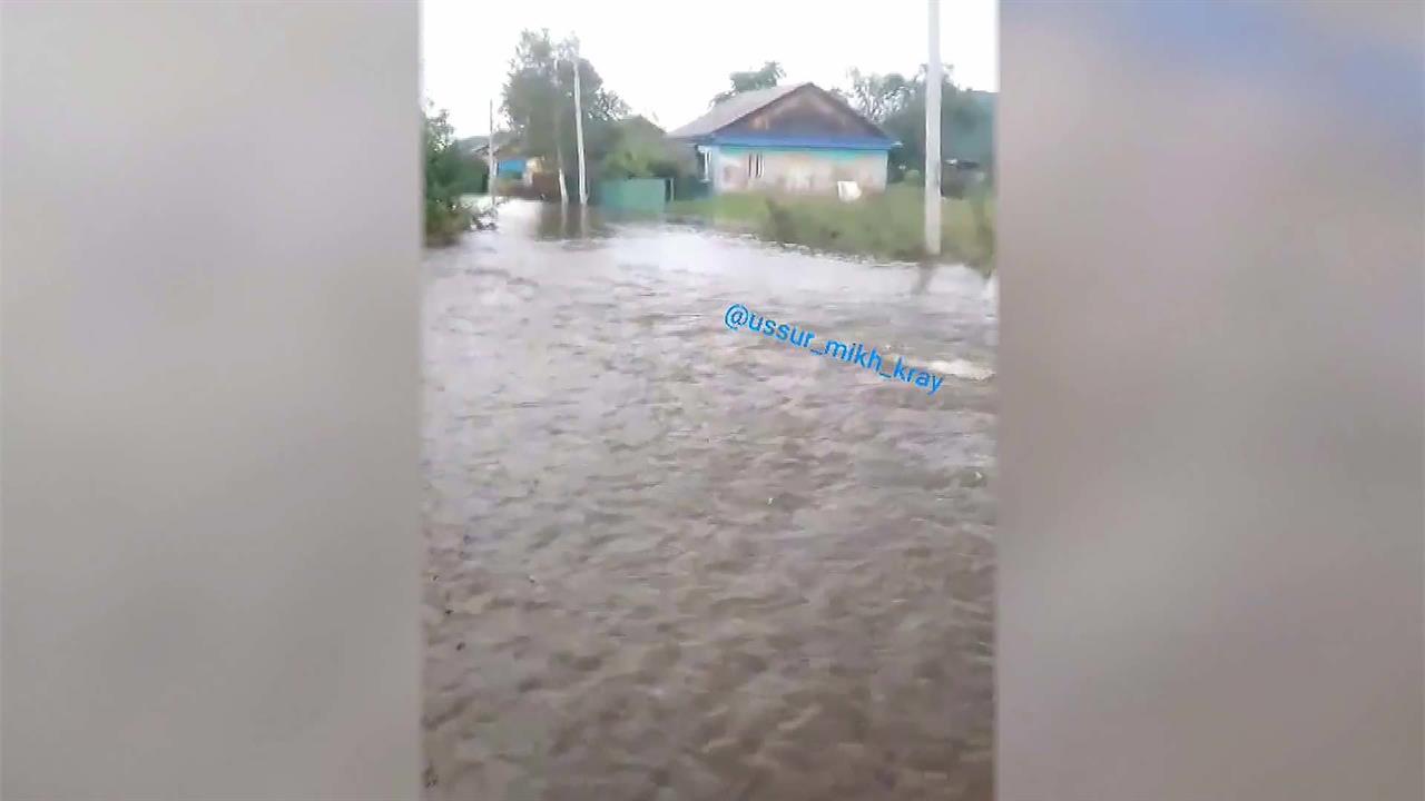 В Приморье ликвидируют последствия мощных ливней