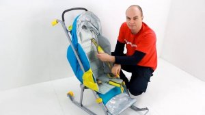 Санки-коляска детские складные Ника Детям 5