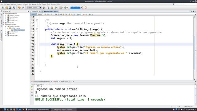 Como repetir la ejecución de un programa con java | 1 смотреть онлайн