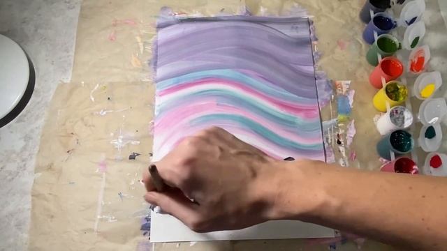 Правополушарное рисование. Рисование для детей. Северное сияние.