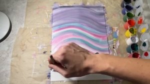 Правополушарное рисование. Рисование для детей. Северное сияние.