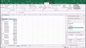 532 Adding Fields to Pivot Table in Excel 2016