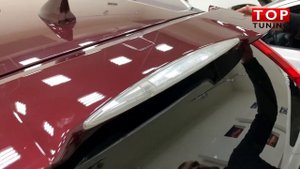 Установка спойлера Mugen на Honda CR V (2012-2015)