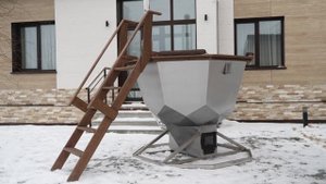 Обзор новой лестницы для Сибирского Банного Чана.