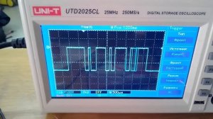 Протокол UART на экране осциллографа