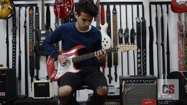 Prueba Squier Stratocaster Bullet - Fender Champion 20w смотреть онлайн