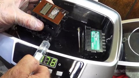 PF 04 Canon Inkjet unclogging tries on IPF 750