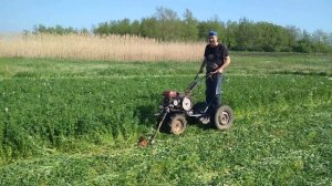 Роторная косилка для мотоблока-модернизация.Адаптер-сидушка.