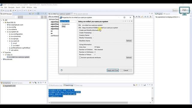 2.LDAP Apache Directory Studio Overview