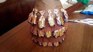 Сова из конфет "Символ мудрости".Подарки на День учителя.