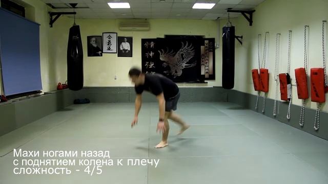 махи ногами вперед с поднятием колена смотреть онлайн