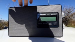 UK DAB radio dx reception from France with Panasonic RF-D10