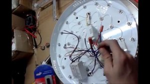 Ремонт светодиодного светильника (замена блока питания)