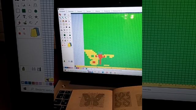 KnittStyler.Перенос схем рисунка с бумажного варианта в программу книтт стайлер.