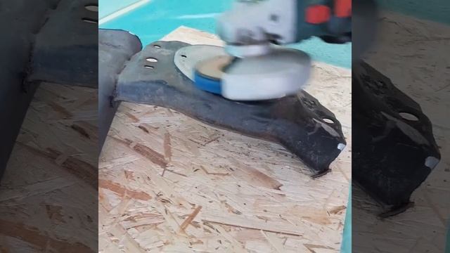 Коралловый диск для очистки ржавчины и старой краски с металла. Как очистить раму перед покраской.