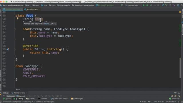 Java ArrayList - removeIf | Remove Fruits From Food List | Java Example Demo Code | InterviewDOT смотреть онлайн