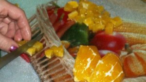 Клюквенный соус с апельсинами